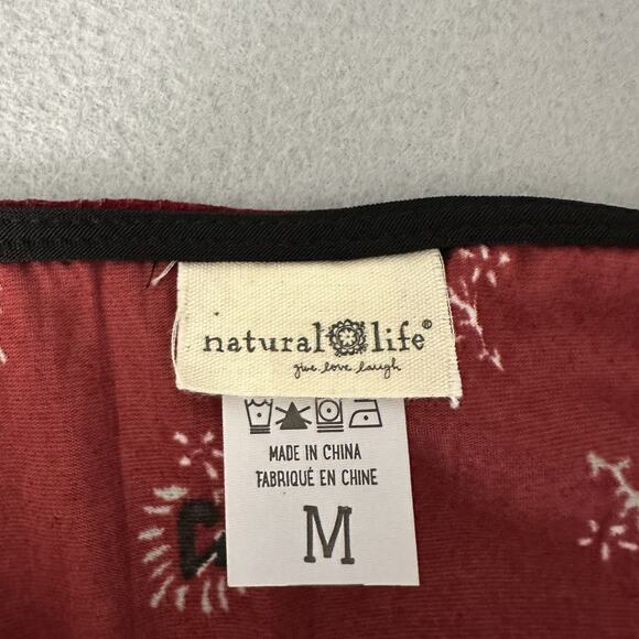 Natural Life Crushed Velvet Floral Mini Dress Pockets Women’s Medium Oversized - Picture 11 of 11